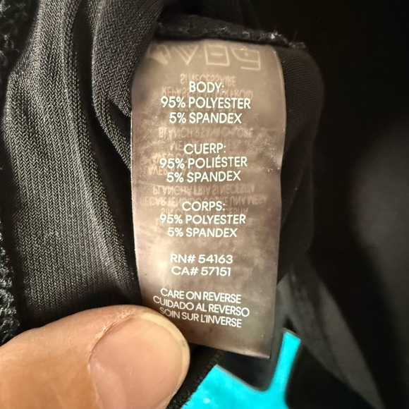 Calvin Klein "CK" Chain Detail Black Lightweight Sleeveless Tunic Womens Sz XL - Picture 5 of 5